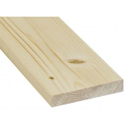 Tavola in legno di abete grezzo essiccato per ponteggio da 40 mm