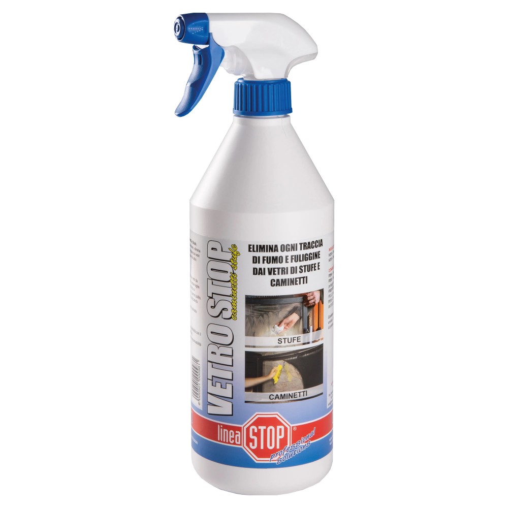 FULIGGI STOP detergente pulizia vetro camini, stufe e forni ml.750 RHUTTEN